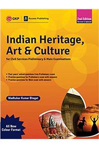 Indian Heritage, Art and Culture (Preliminary & Main) 2ed - Multicolour Book