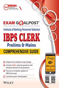 Wiley IBPS Clerk (Prelims & Mains) Exam Goalpost Comprehensive Guide