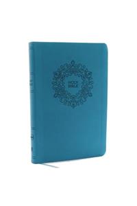 NKJV, Value Thinline Bible, Large Print, Imitation Leather, Blue, Red Letter Edition