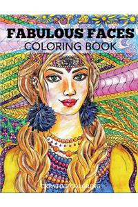 Fabulous Faces Coloring Book