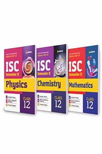 Arihant ISC Physics , Chemistry & Mathematics Semester 2 Class 12 for 2022 Exam (Set of 3 Books)