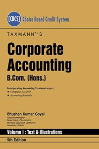 Corporate Accounting (B.Com. Hons. -CBCS) (Set of 2 Volumes)