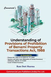 Commercial's Understanding of Provisions of Prohibition of Benami Property Transactions Act, 1988 - June, 2020/e