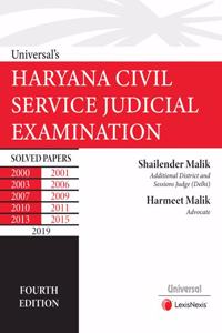 Haryana Civil Service Judicial Examination - Solved Papers