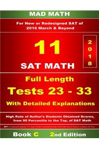 Book C Redesigned SAT Tests 23-33