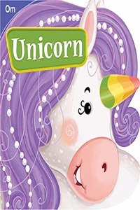 Cutout Board Book : Unicorn