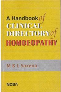 A Handbook of Clinical Directory of Homoeopathy