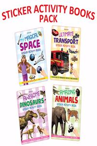 Sticker Activity Books- A pack of 4 titles