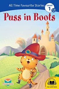 Puss in Boots Self Reading Story Book for 5-6 Years Old