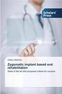 Zygomatic implant based oral rehabilitation