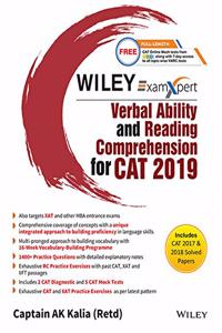 Wiley's ExamXpert Verbal Ability and Reading Comprehension for CAT 2019