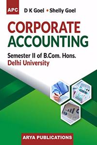 Corporate Accounting B.Com. Hons. Sem Ii, Delhi University
