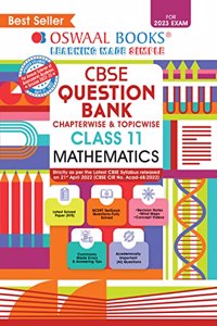 Oswaal CBSE Chapterwise & Topicwise Question Bank Class 11 Mathematics Book (For 2022-23 Exam)