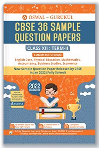 36 Sample Question Papers Commerce Cbse Class 12 Term II Exam 2022
