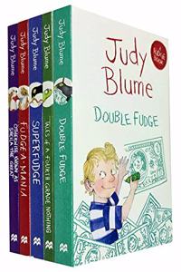 Judy Blume Fudge Series Collection 5 Books Set (Double Fudge, Tales of a Fourth Grade Nothing, Superfudge, Fudge-a-Mania, Otherwise Known as Sheila the Great) Paperback