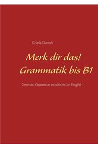 Merk dir das! Grammatik bis B1