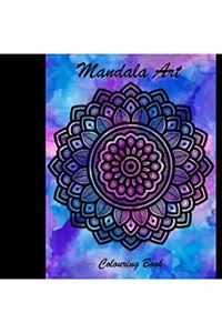 Mandala Art Colouring Book: Mandala Colouring book for kids and Adults