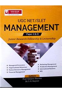 UGC NET/SLET MANAGEMENT PAPER II - III
