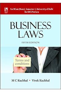 Business Laws for B. Com. (Hons), Sem-I, University of Delhi