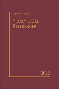 Snowwhite's Yearly Legal Referencer 2022 -Coat Pocket Size - Legal Diary for Maharashtra with Important Statutes for quick reference