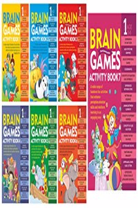 Brain Games Activity Book Level 1 (Set of 7 Books)
