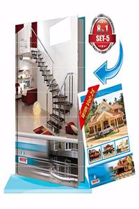 Steel Staircase railings handrail accessories Steel Work Furniture Gate Roofing Work Grill door window frame interior home design books catalogues in master publication Kerala Indian engineering plan drawing