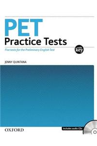 Pet Practice Tests with Key and Audio CD Pack