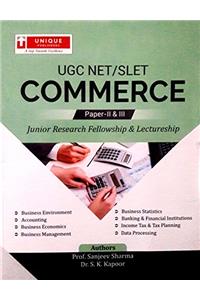 UGC NET / SLET COMMERCE PAPER II - III