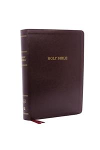 KJV, Deluxe Reference Bible, Super Giant Print, Imitation Leather, Burgundy, Red Letter Edition