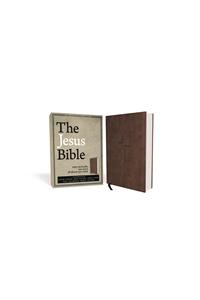 The Jesus Bible, NIV Edition, Leathersoft, Brown
