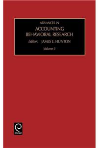 Advances in Accounting Behavioral Research