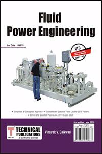Fluid Power Engineering for BE VTU Course 18 OBE & CBCS (V- Mech. -18ME55)