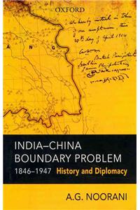 India-China Boundary Problem, 1846-1947