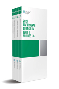 2024 Cfa Program Curriculum Level II Box Set