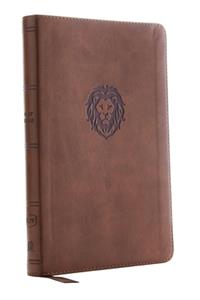 KJV Holy Bible: Thinline Youth Edition, Brown Leathersoft, Red Letter, Comfort Print: King James Version