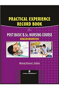 Practical Experience Record Book for Post Basic Nursing Course