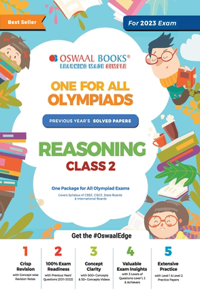 One for All Olympiad Previous Solved Papers, Class-2 Reasoning Book (For 2022 Exam)