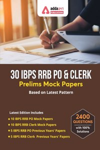 30 IBPS RRB PO & Clerk Prelims Mock Papers Practice Book English Medium