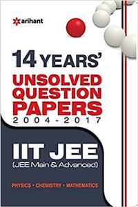 14 Years IIT JEE Unsolved Question Papers