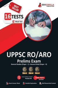 UPPSC RO/ARO Prelims Exam 2023 (English Edition) - Review Officer/Assistant Review Officer - 16 Mock Tests (2200 Solved MCQs) with Free Access to Online Tests