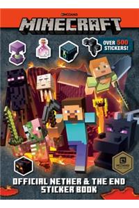 Minecraft Official the Nether and the End Sticker Book (Minecraft)