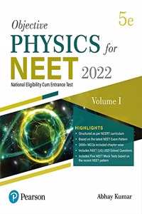 Objective Physics for NEET - Vol - I | Fifth Edition|By Pearson