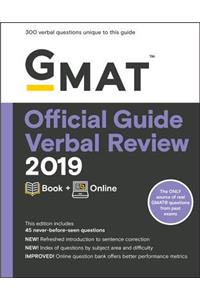 GMAT Official Guide Verbal Review 2019: Book + Online