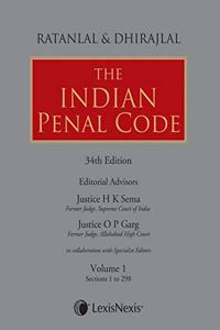 Ratanlal & Dhirajlal?s - The Indian Penal Code (Set of 2 Volumes)