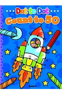 Dot to Dot Count and Colour 1 to 50