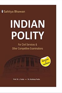 Sahitya Bhawan Indian Polity book in english medium by Fadia for IAS UPSC civil services and MA Political Science