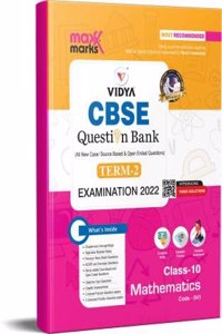 Maxx Marks Class 10 Term 2 CBSE Question Bank Mathematics