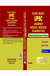 Rapid Digest UPSC Combined Medical Services Examination, 14th Edition 2019