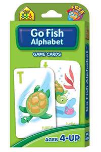 School Zone Go Fish Alphabet Game Cards