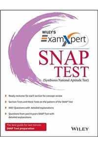 Wiley's ExamXpert SNAP (Symbiosis National Aptitude) Test
